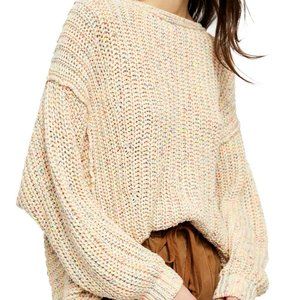 Free People Neon Lights Sweater In Confetti Combo